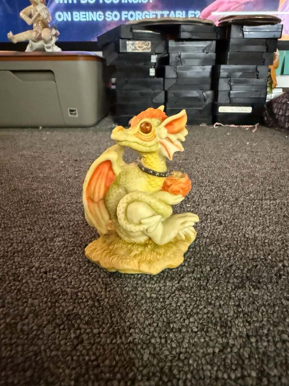 Enchantica Chuckwalla Terragon Dragon Sculpture, Holland Studio Craft, Designed